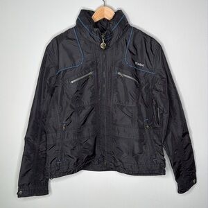 Pikeur Quidana Lightweight Equestrian Zip Jacket in Black Womens Size 46 (US 18)